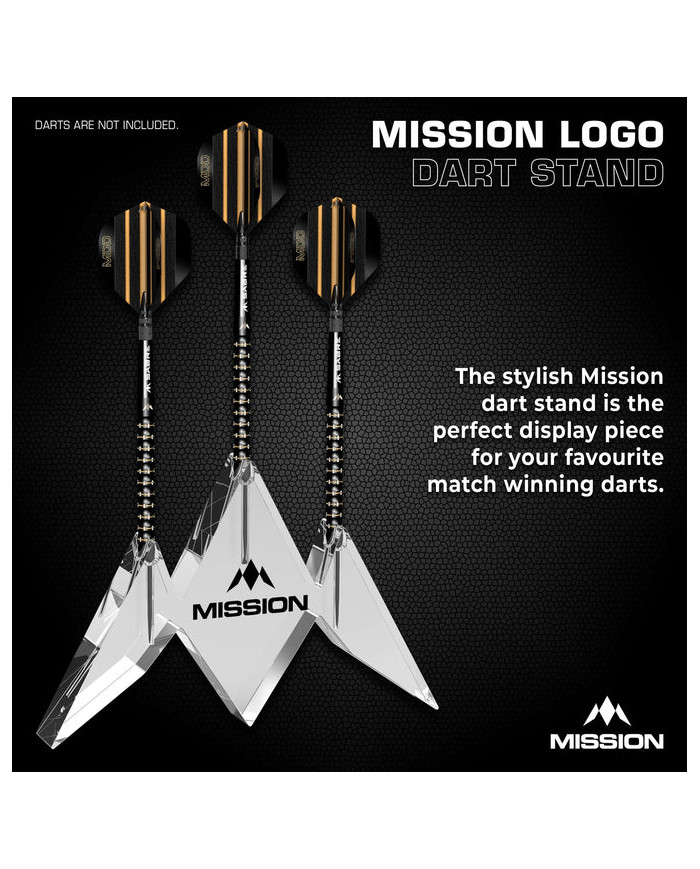 Mission Logo Acrylic 3 Dart Stand