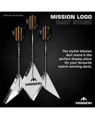 Mission Logo Acrylic 3 Dart Stand