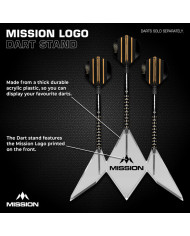 Mission Logo Acrylic 3 Dart Stand