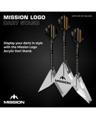 Mission Logo Acrylic 3 Dart Stand