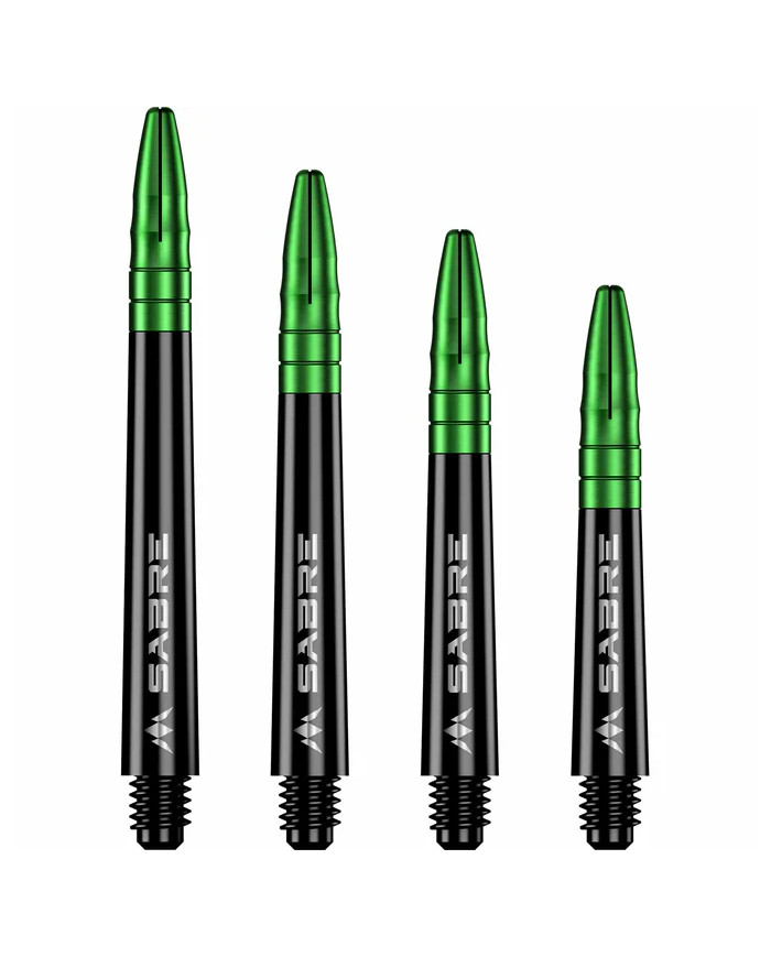 Mission Sabre Black Shafts Green Tops
