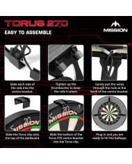 Mission Torus 270 - Dartboard Lighting - USB-C