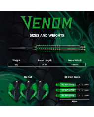 Mission Venom Darts - Steel Tip
