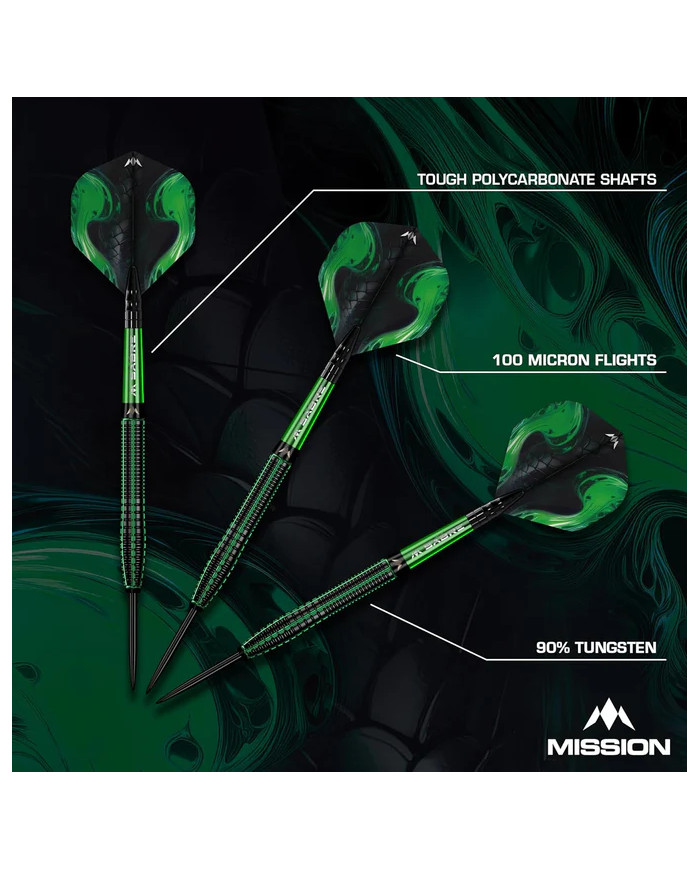 Mission Venom Darts - Steel Tip