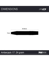 Red Dragon Amberjack Pro 17 Darts - 24g