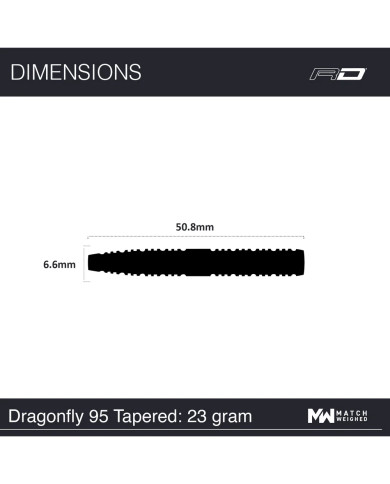 Red Dragon Dragonfly95 Tapered Darts