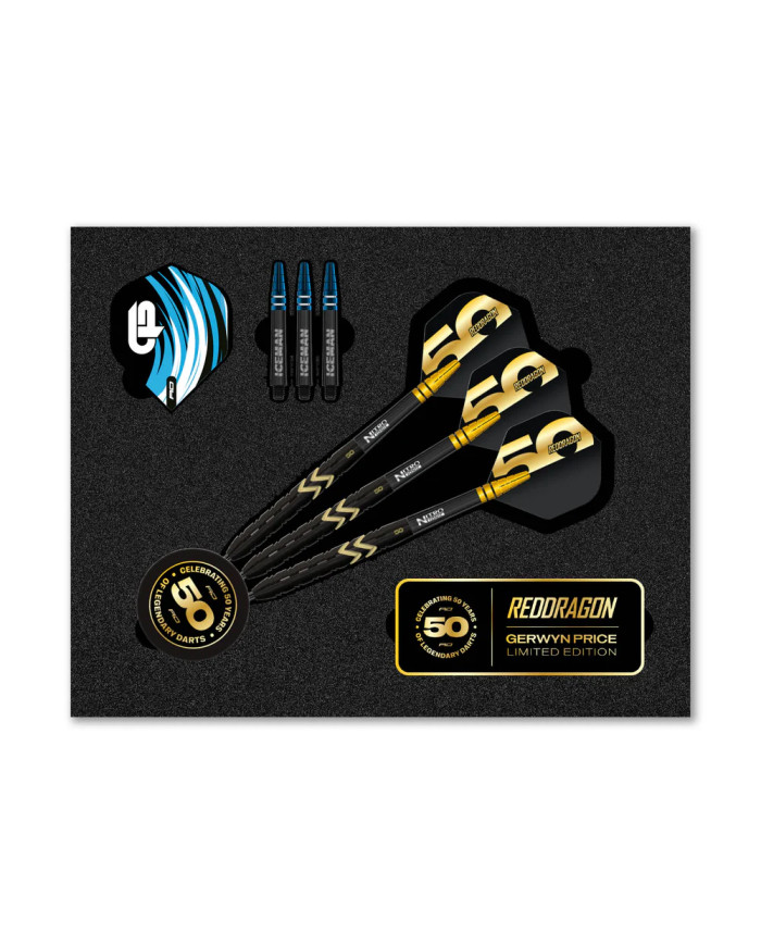 Red Dragon Gerwyn Price 50 Year Anniversary Darts - 23g