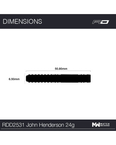 Red Dragon John Henderson Darts 24g