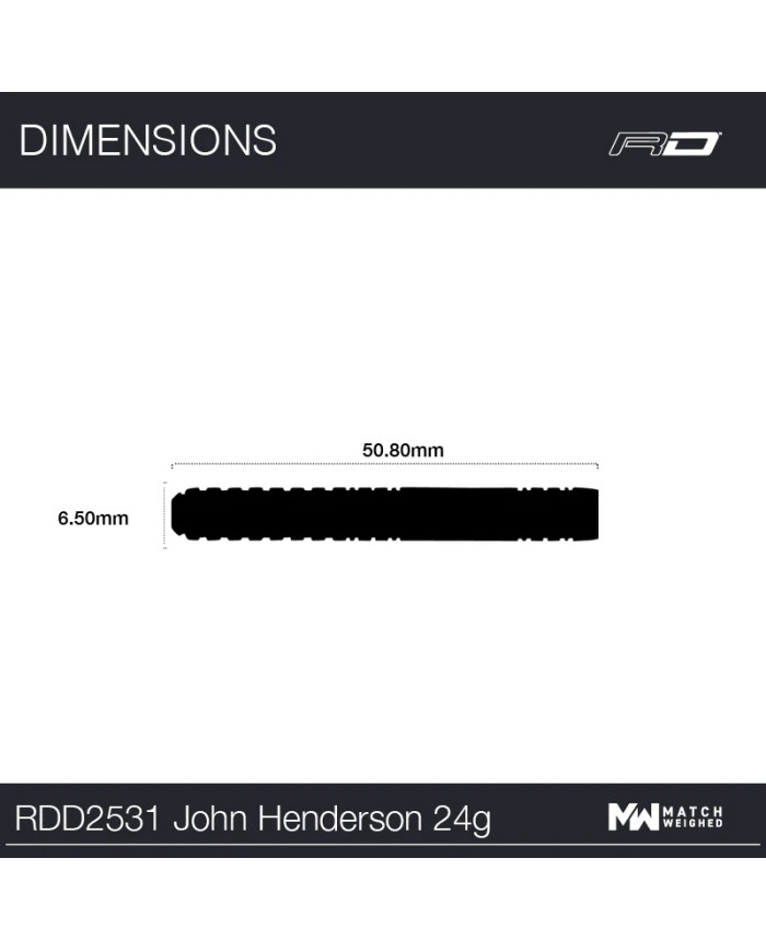 Red Dragon John Henderson Darts 24g