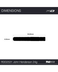 Red Dragon John Henderson Darts 24g