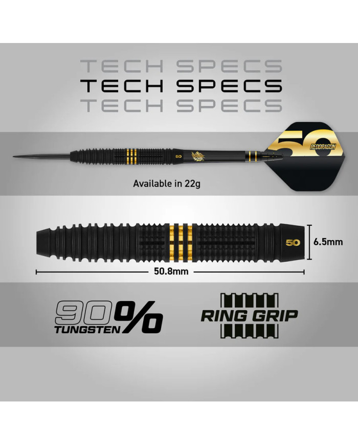 Red Dragon Jonny Clayton 50 Year Anniversary Darts