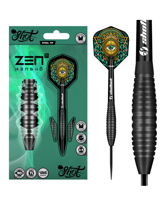 SHOT Zen Kenso Steel Tip Darts