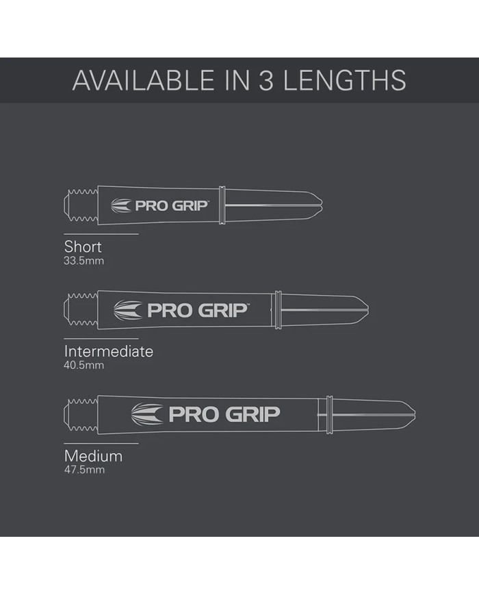 Target 3x Sets Pro Grip Shafts - Black/White/Blue