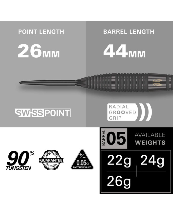 Target Bolide Void 05 Swiss Point Darts