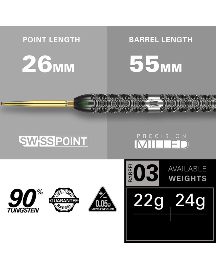Target Cult 03 90% Tungsten Darts