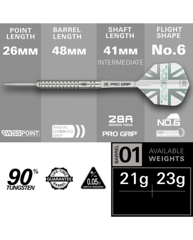 Target Darts Rob Cross Steel Tip SP Darts