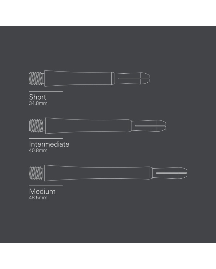 Target Grip Style Aluminium Shafts Red