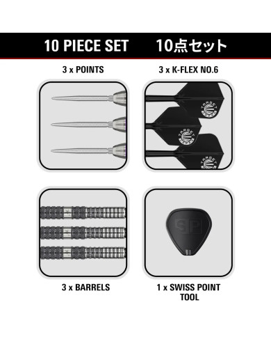 Target Japan - Yuta Hayashi Sirius G3 Swiss Point 90% Steel Tip Darts