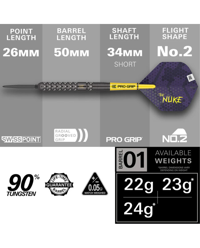 Target Luke Littler G1 SP Darts
