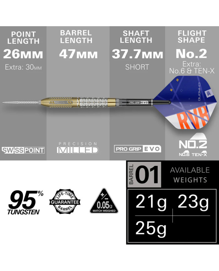 Target Raymond Van Barneveld Chrono Darts