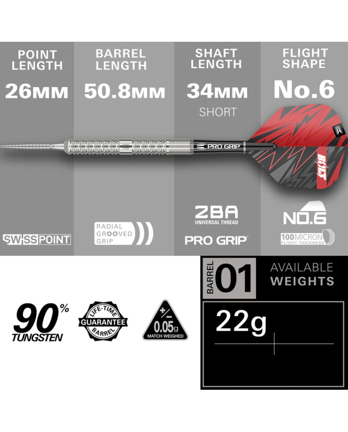 Target Sebastian Bialecki G1 Darts - 22g