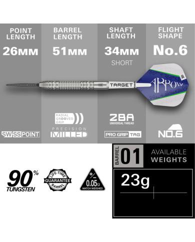 Target Shane McGuirk G1 23G SP Darts