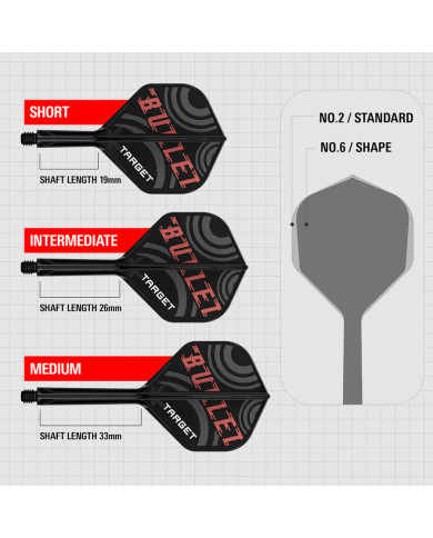 Target Stephen Bunting 'Bullet' No.2 K-Flex