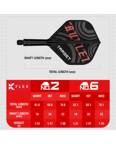 Target Stephen Bunting 'Bullet' No.2 K-Flex