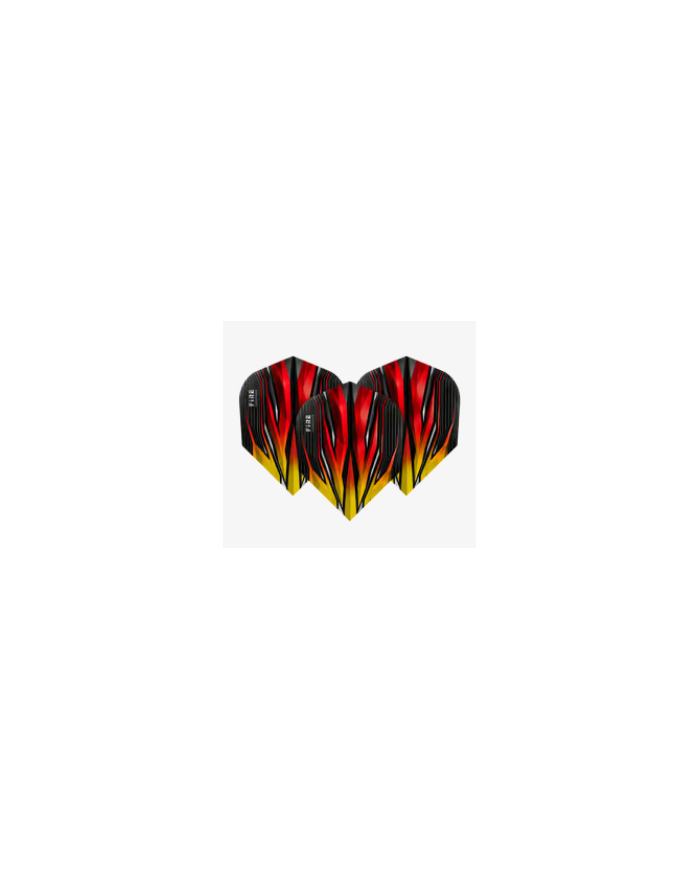 Harrows Fire Standard Flights Red & Yellow