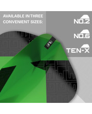 Target Tag Flights Green No2 - 3 Sets