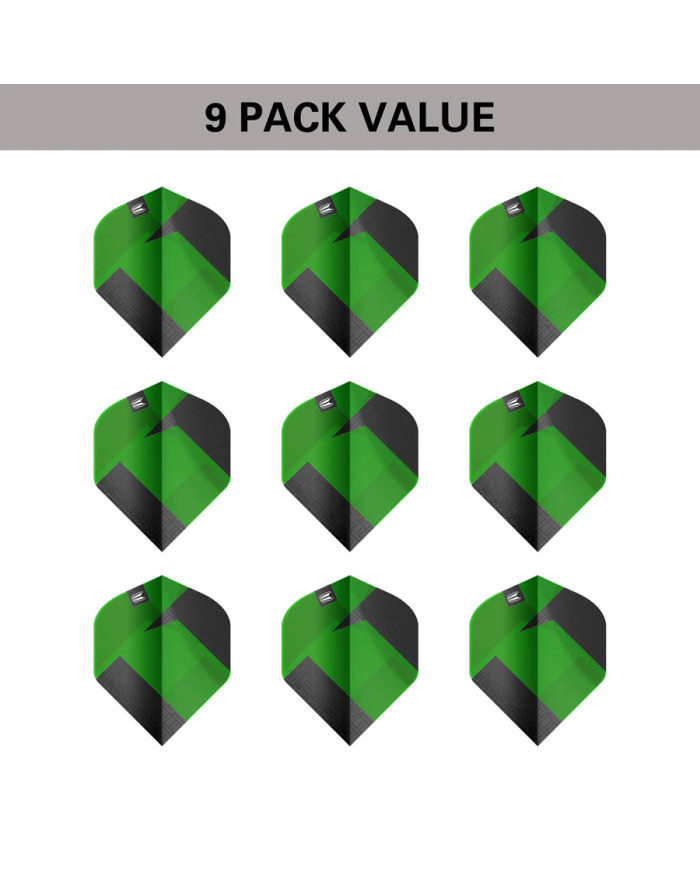 Target Tag Flights Green No6 - 3 Sets