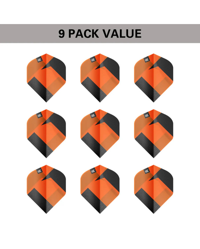 Target Tag Flights Orange No2 - 3 Sets