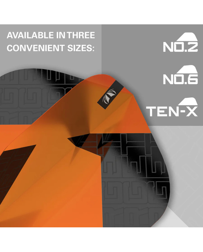 Target Tag Flights Orange No2 - 3 Sets