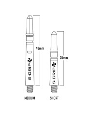 Harrows Supergrip Spin Shafts - Aqua