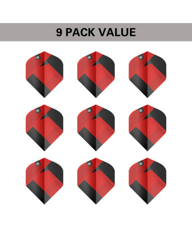 Target Tag Flights Red No6 - 3 Sets