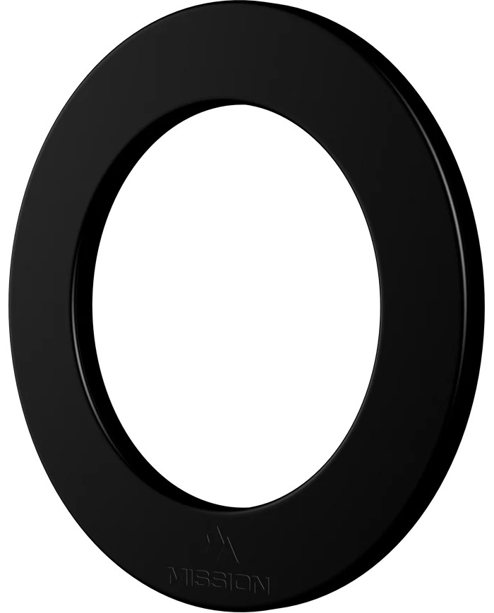 Mission Dartboard Surround Heavy Duty - Embossed Logo - Black