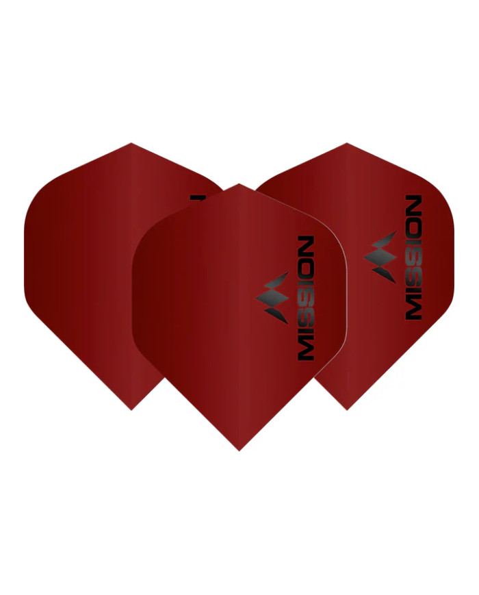 Mission Logo Flights No2 Matt Red