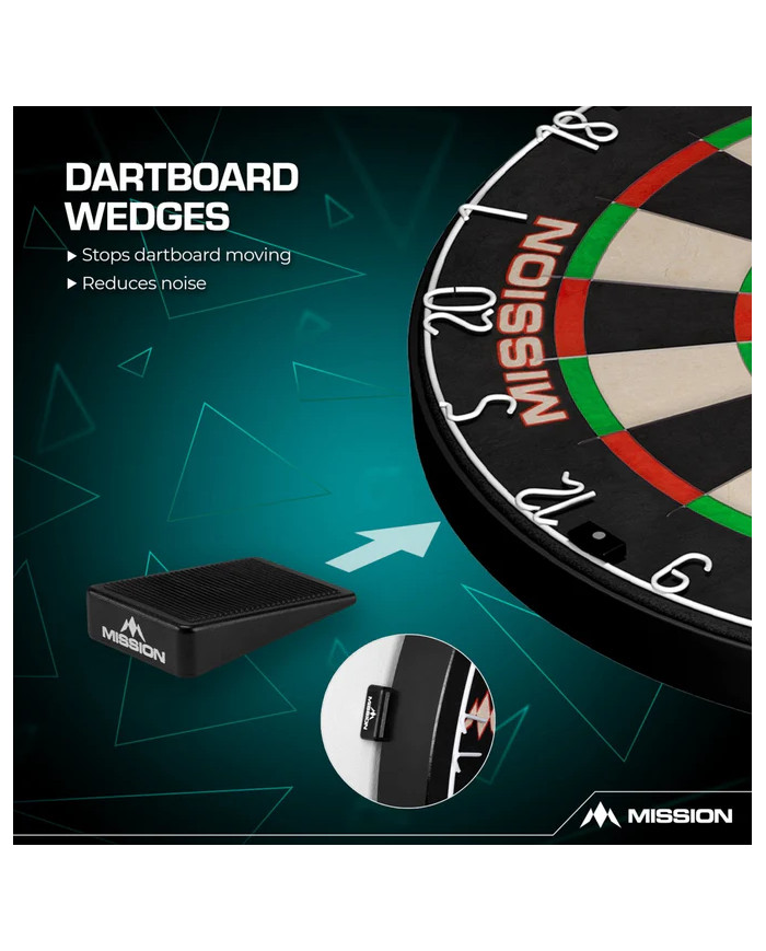 Mission Dartboard Wedges (Pack of 8)