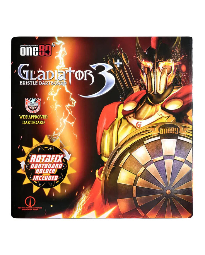 One80 Sword Edge Wire Dartboard With Rotalock - Gladiator 3+