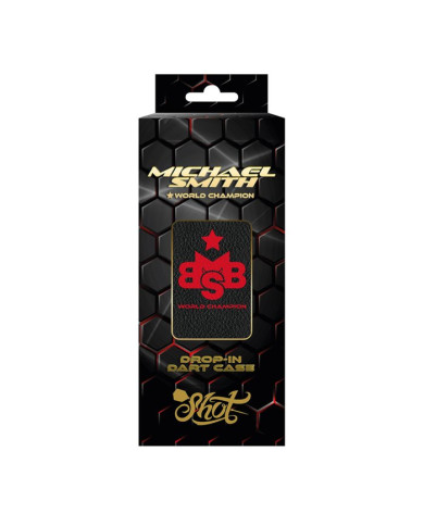 Shot Michael Smith Drop In Dart Case Black