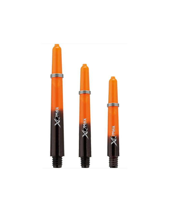 XQMax Gradient Polycarbonate Dart Shafts - Orange/Black