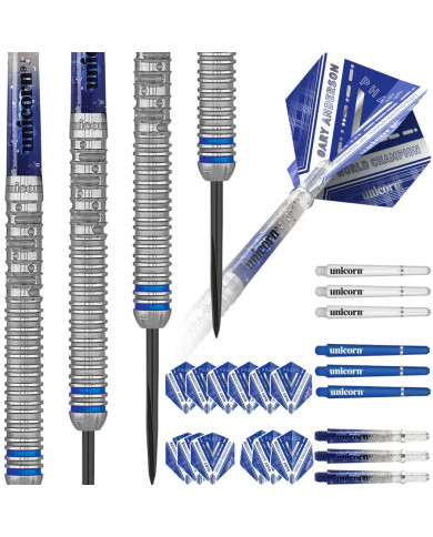 Unicorn Gary Anderson World Champion 90% Tungsten - Phase 5 Steel Tip