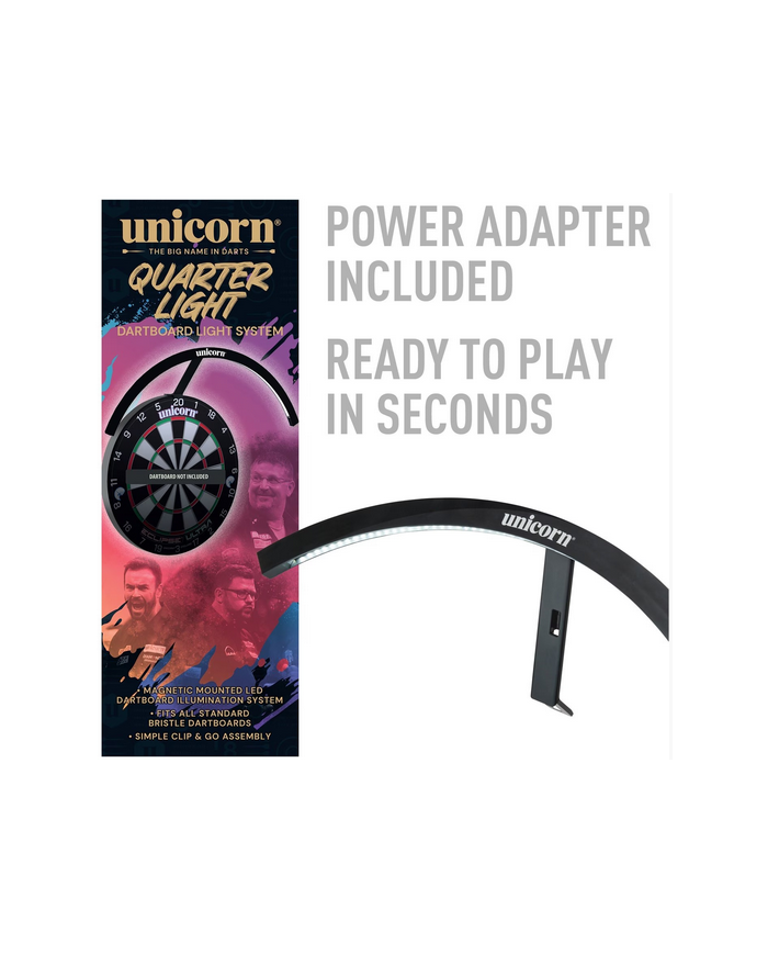 Unicorn Quarter Dartboard Light
