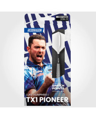 Red Dragon Luke Humphries TX1 Pioneer Switch Point 90% Tungsten Steel Tip Darts