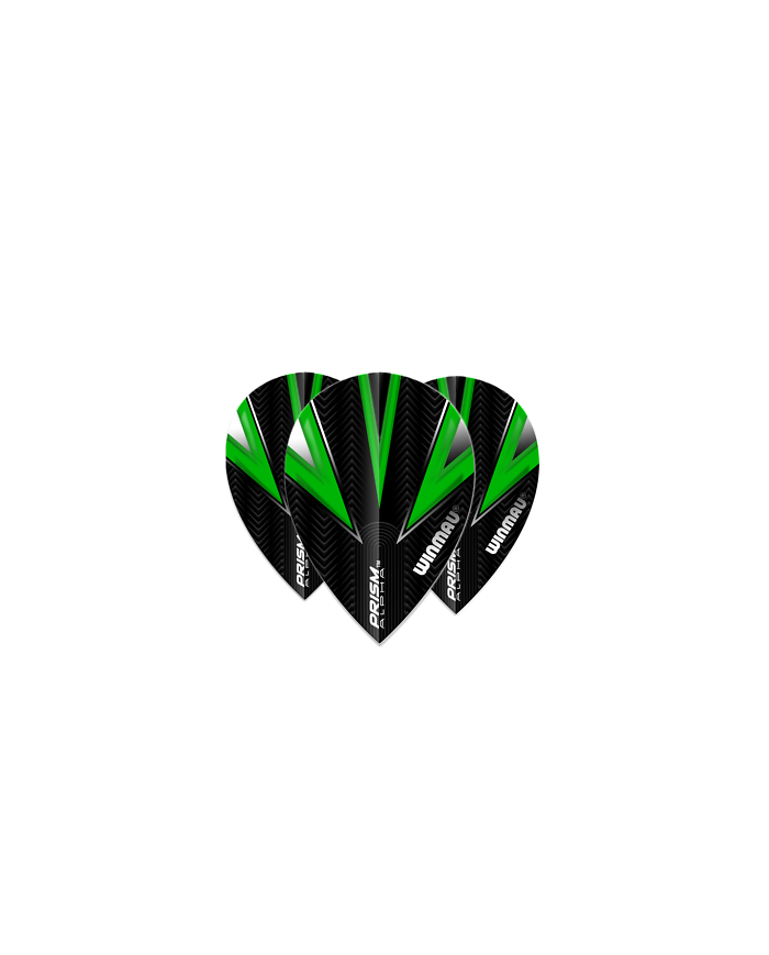 Winmau Prism Alpha Flights Pear - Green