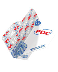 Winmau Prism Zeta PDC Flights - Grey & White
