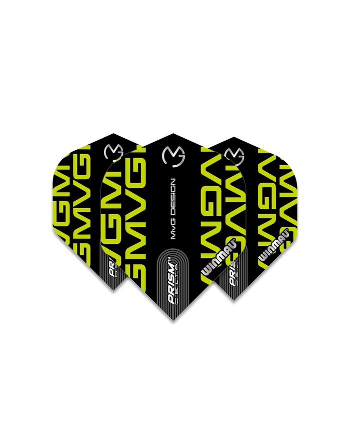 Winmau Prism Delta MVG Design Flights - Black/Green