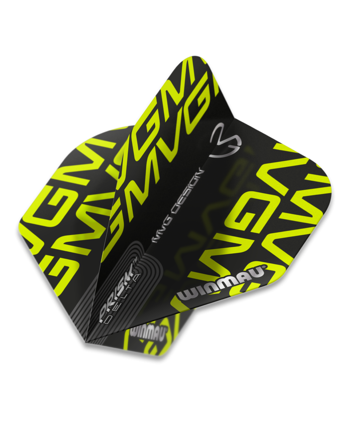 Winmau Prism Delta MVG Design Flights - Black/Green