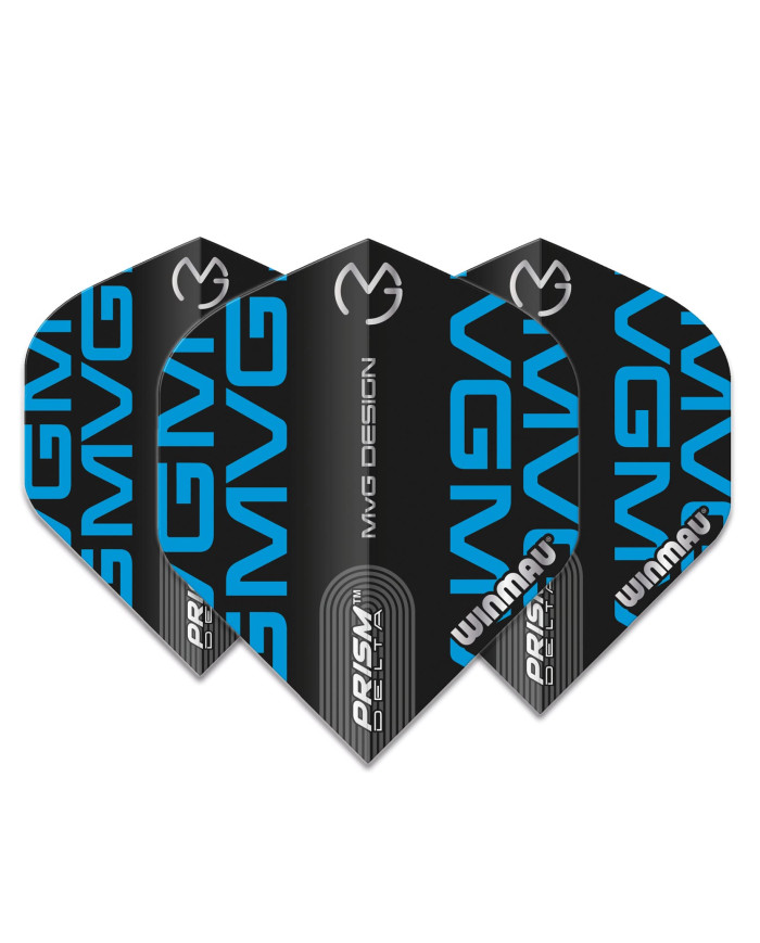 Winmau Prism Delta MVG Design Flights - Black/Blue