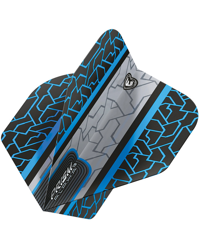Winmau Prism Alpha Flights - Grey/Blue
